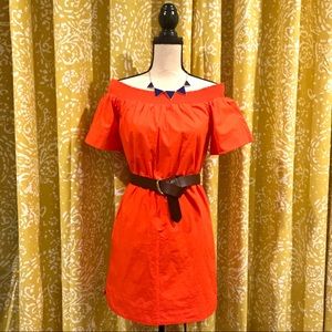 🧡 J Crew off shoulder dress